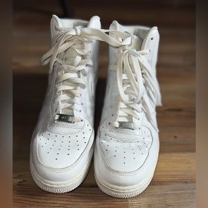 Women’s size 8 Nike Air Force 1 high tops